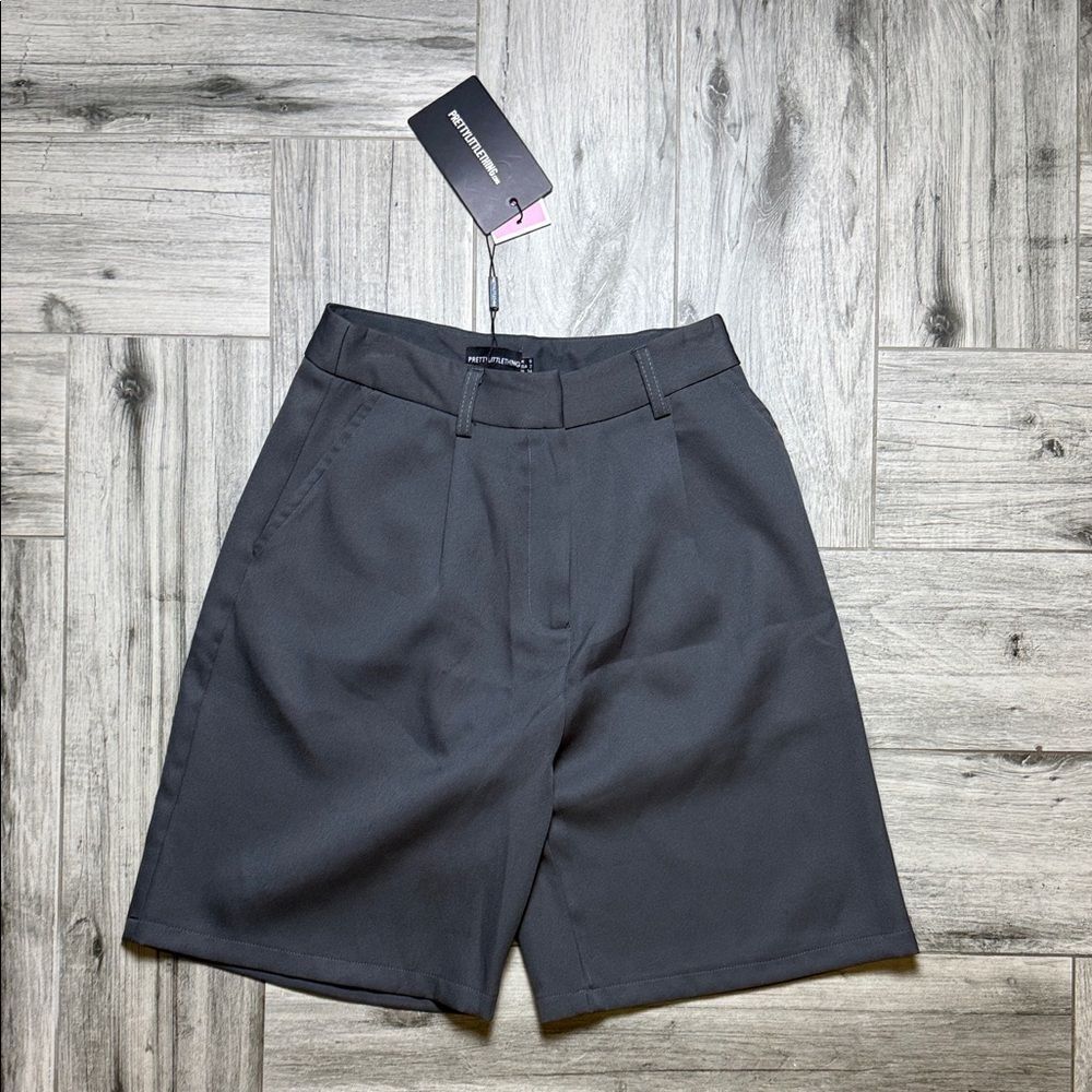 PrettyLittleThing Dark Gray Women's Shorts